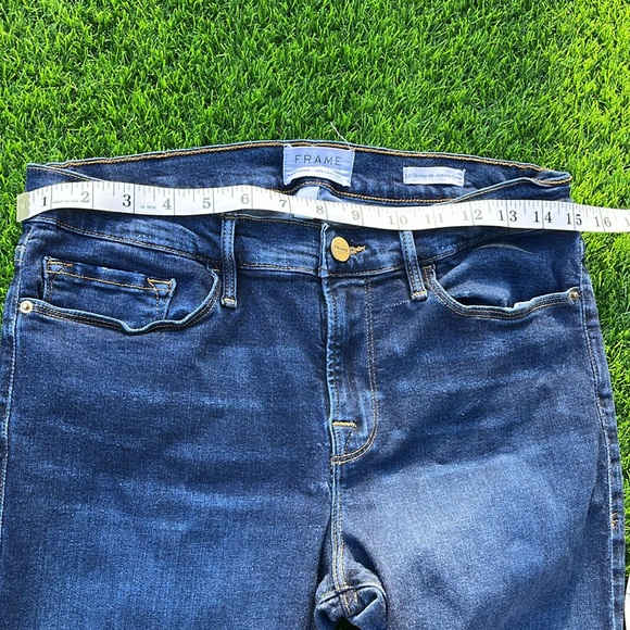 FRAME Le Skinny de Jeanne Crop Jeans size 31 - Picture 3 of 8